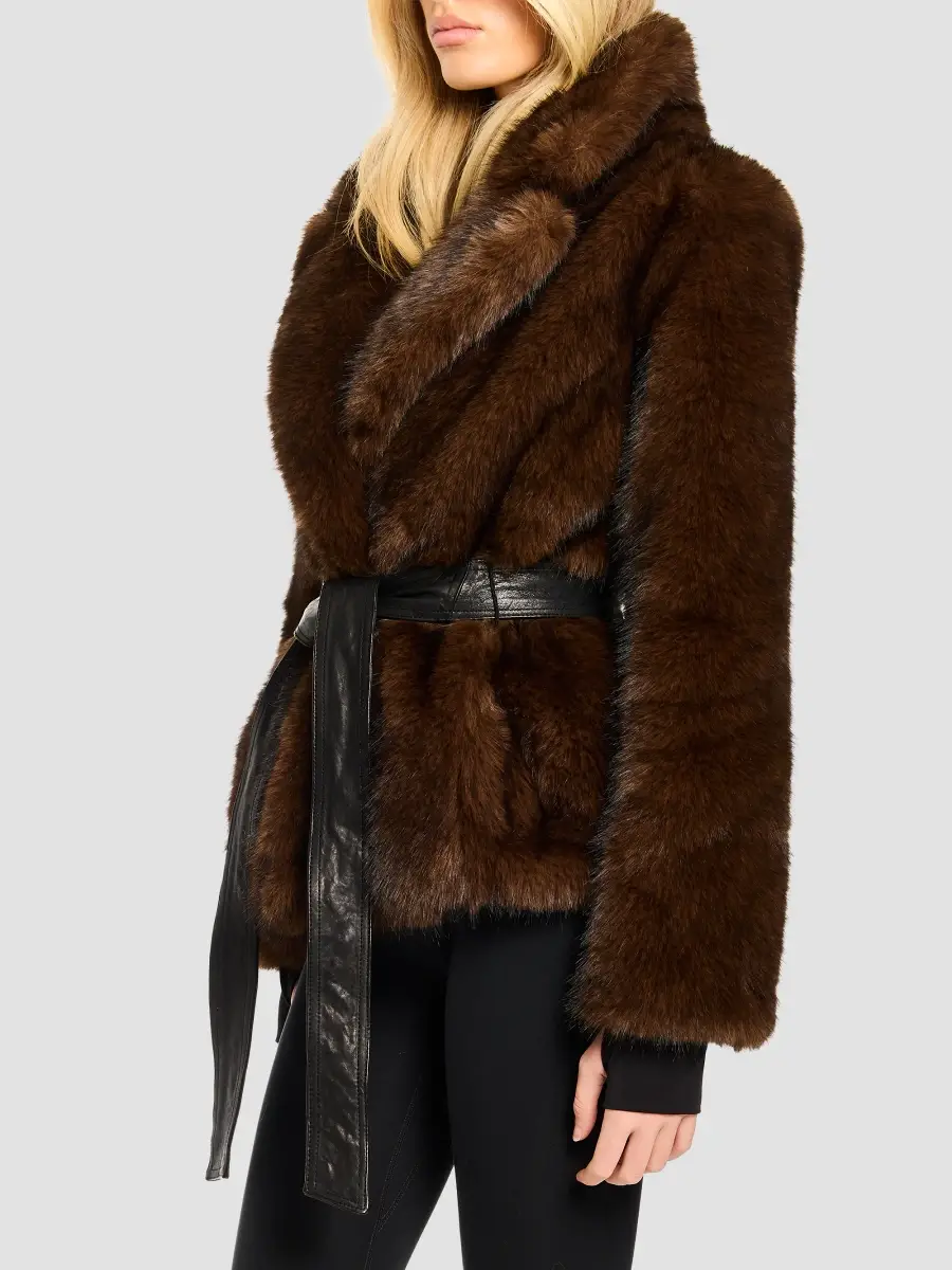 Sam. SAM. Women's Kenzie Faux-Fur Jacket | Thumbnail 5