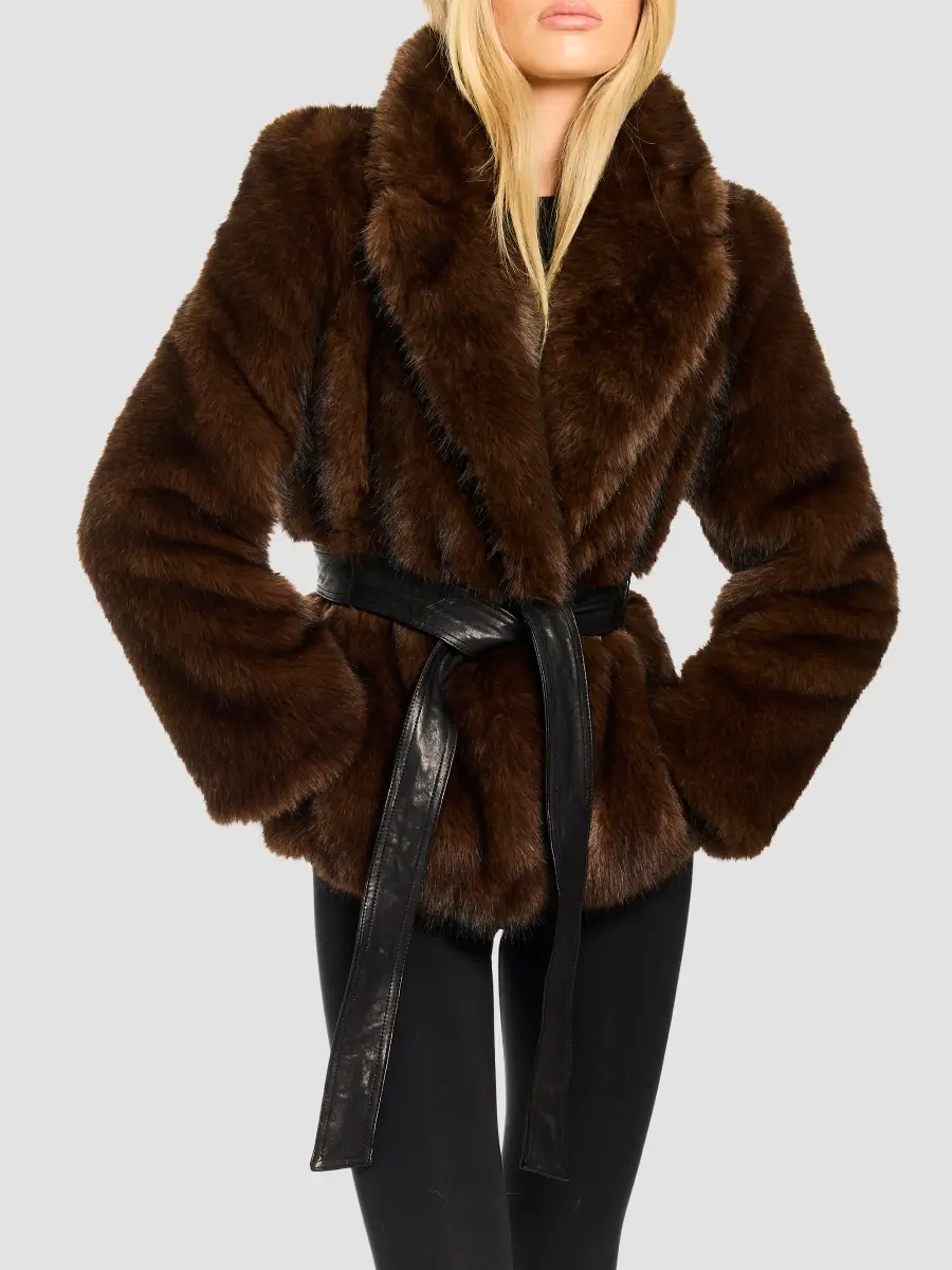 Sam. SAM. Women's Kenzie Faux-Fur Jacket | Thumbnail 6