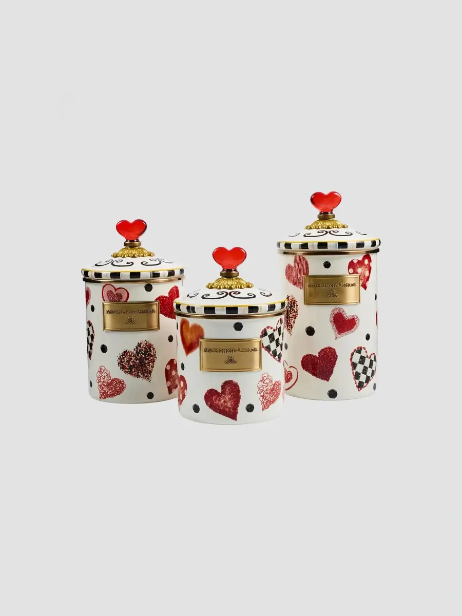 MacKenzie-Childs Love Large Canister | Thumbnail 3 MacKenzie-Childs Love Large Canister | Thumbnail 3