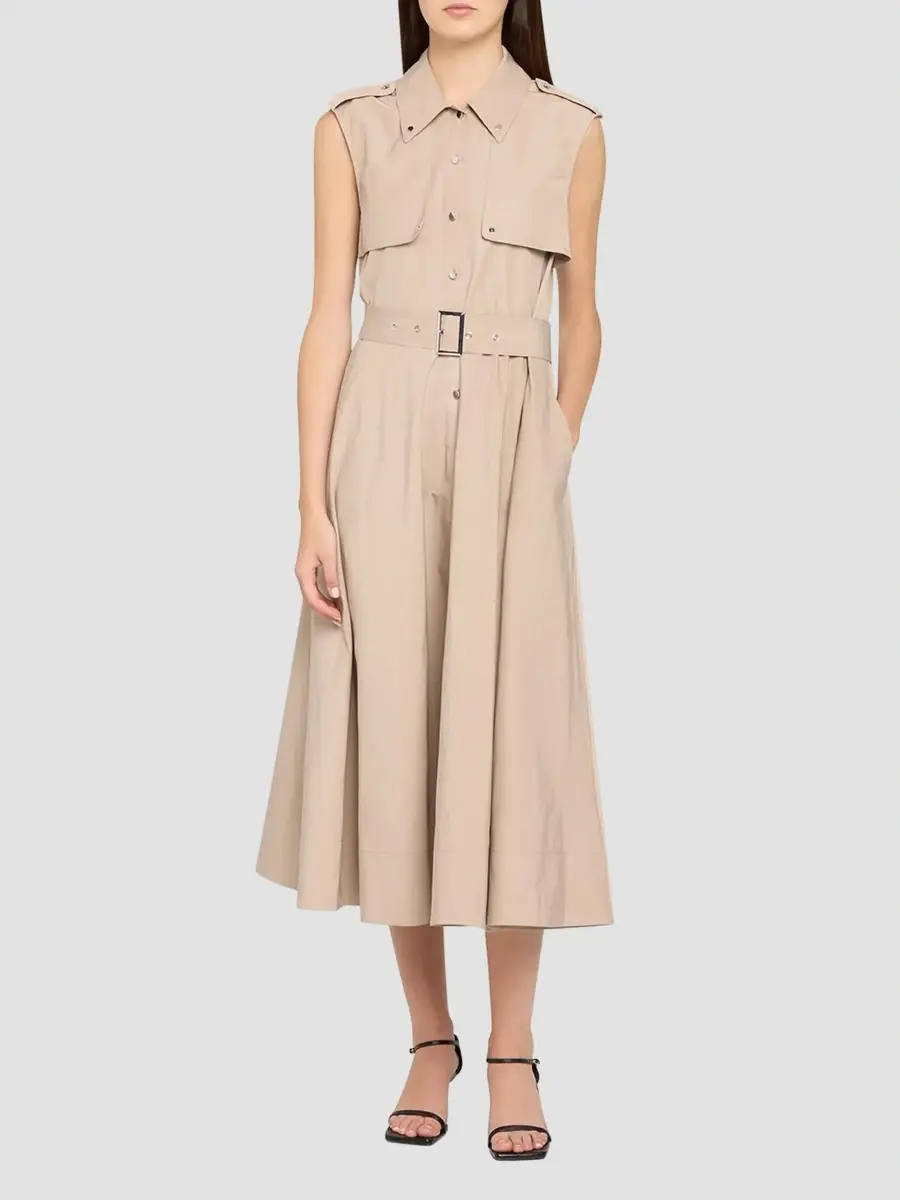 Toccin Women's Gail Button-Front Midi Dress | Thumbnail 2 Toccin Women's Gail Button-Front Midi Dress | Thumbnail 2