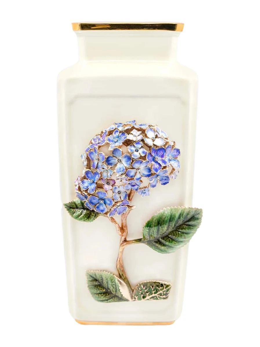 Hydrangea Isolde 14K Yellow Gold Vase Hydrangea Isolde 14K Yellow Gold Vase