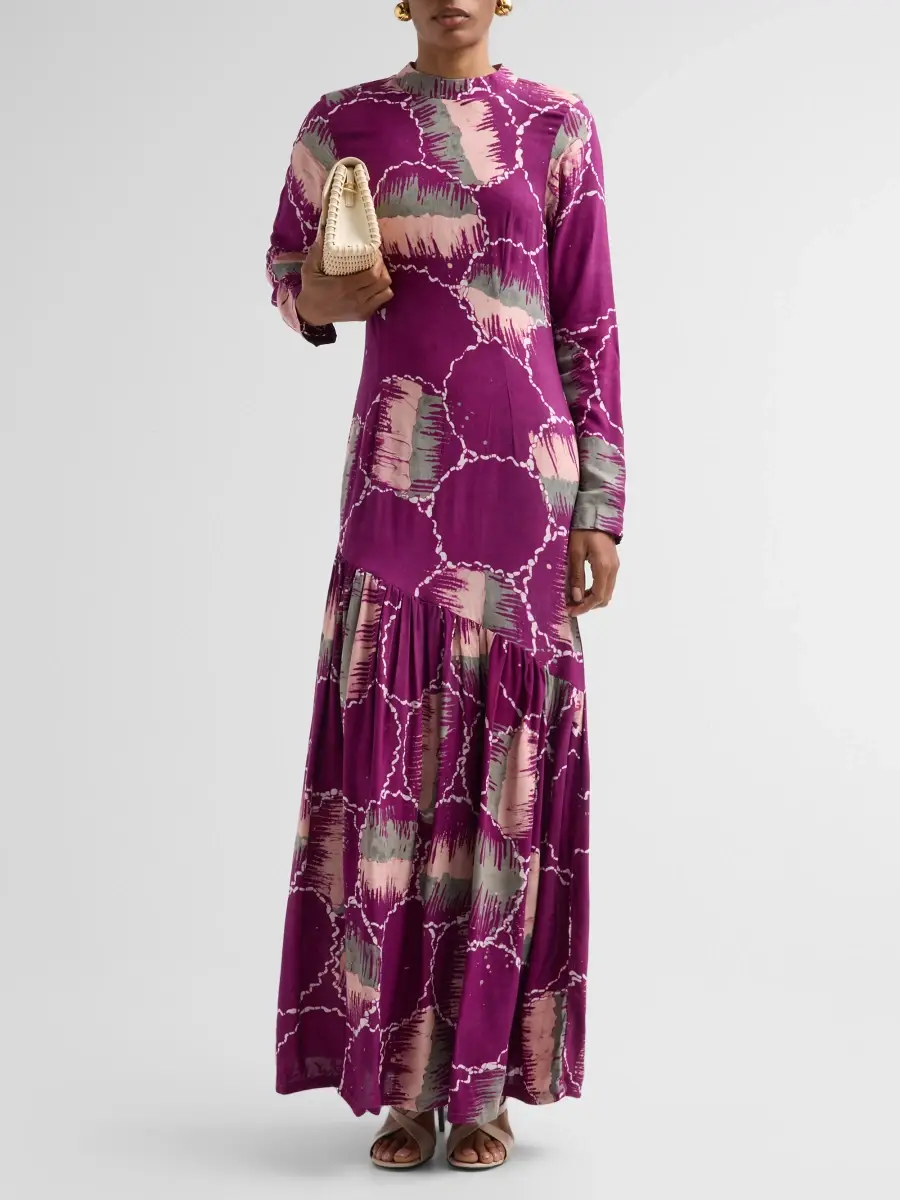 Busayo Women's Akin Printed Maxi Dress | Thumbnail 2 Busayo Women's Akin Printed Maxi Dress | Thumbnail 2