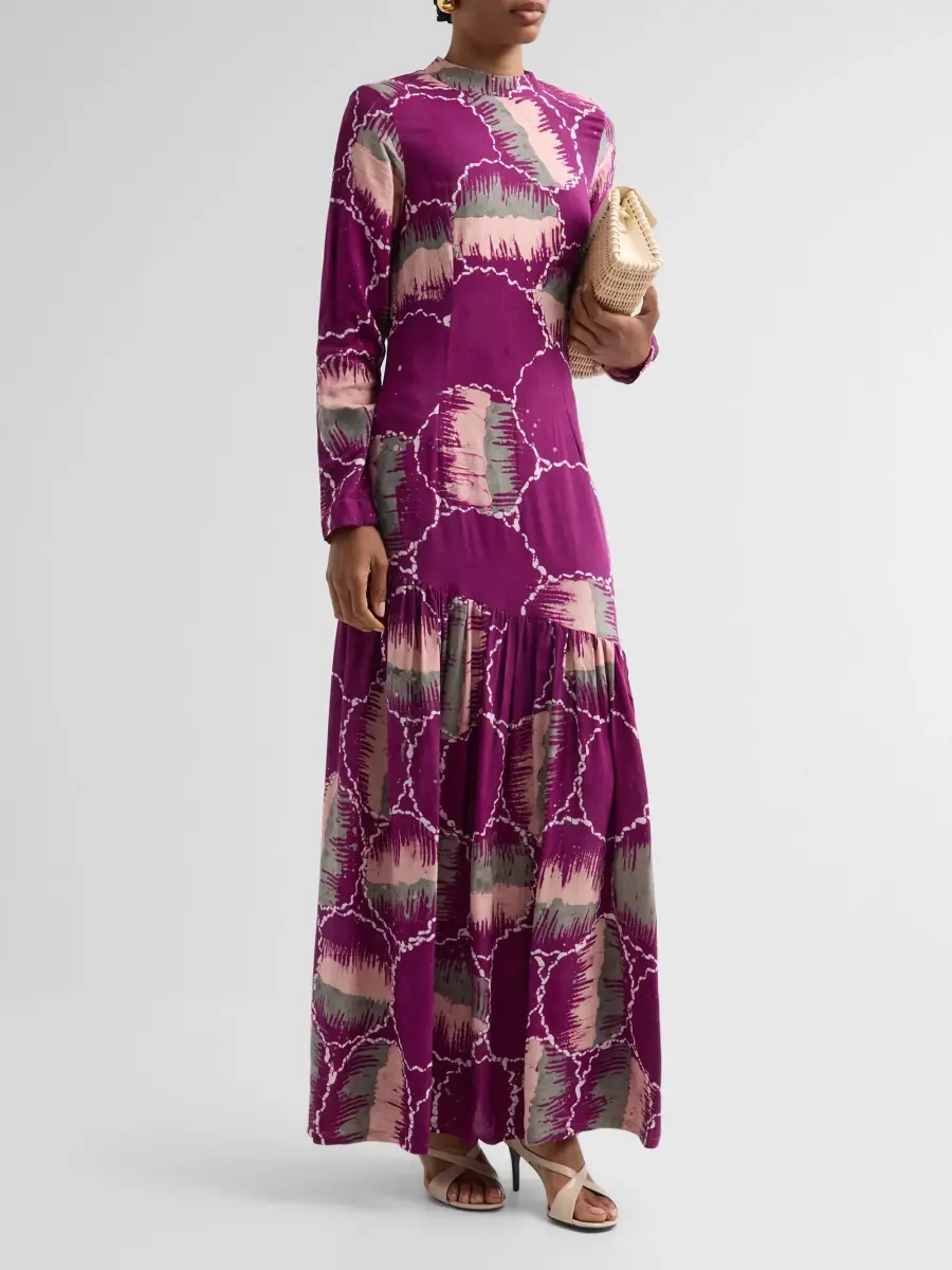 Busayo Women's Akin Printed Maxi Dress | Thumbnail 4 Busayo Women's Akin Printed Maxi Dress | Thumbnail 4