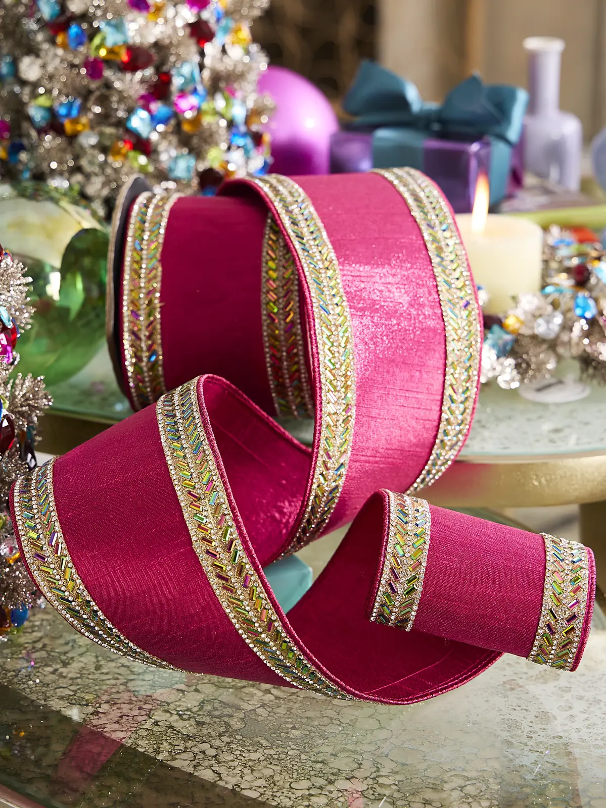 D. Stevens Embellished Ribbon