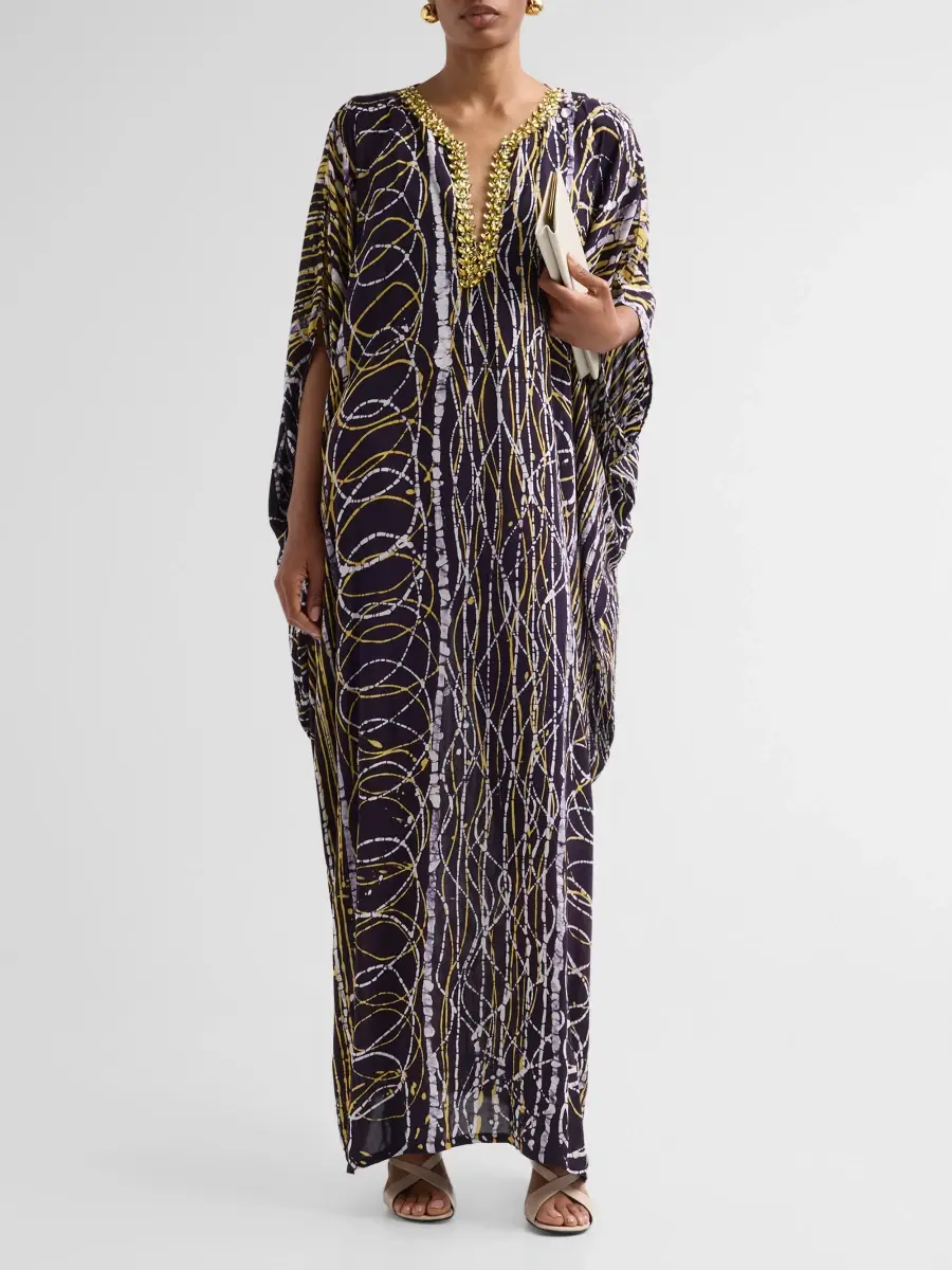 Busayo Women's Ase Embellished Caftan Dress | Thumbnail 2 Busayo Women's Ase Embellished Caftan Dress | Thumbnail 2