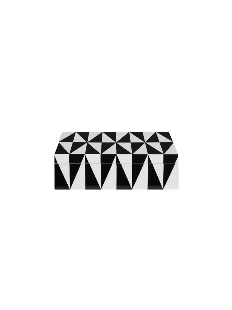 Medium Op Art Lacquer Box