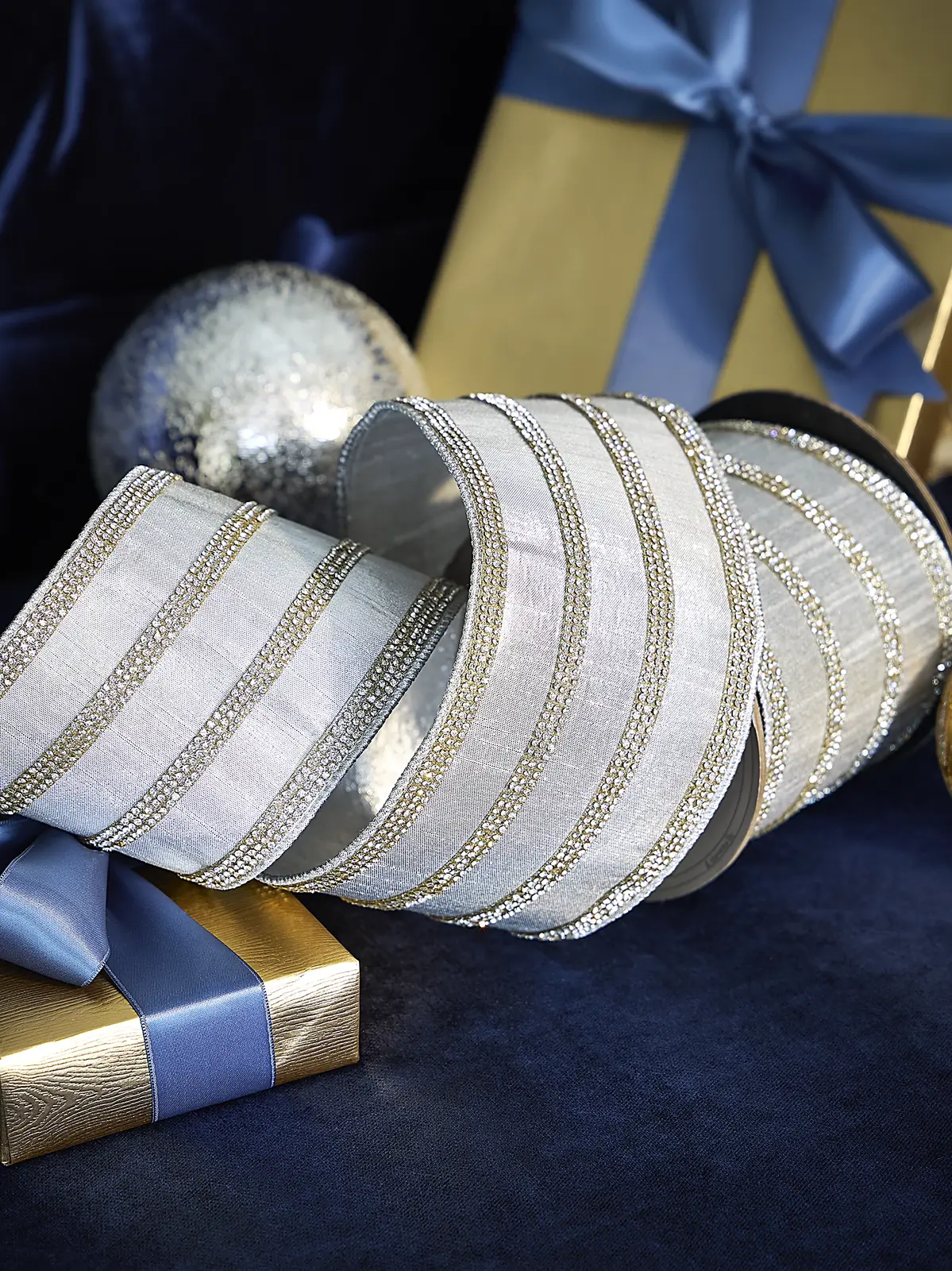 D. Stevens Rhinestone-Embellished Ribbon