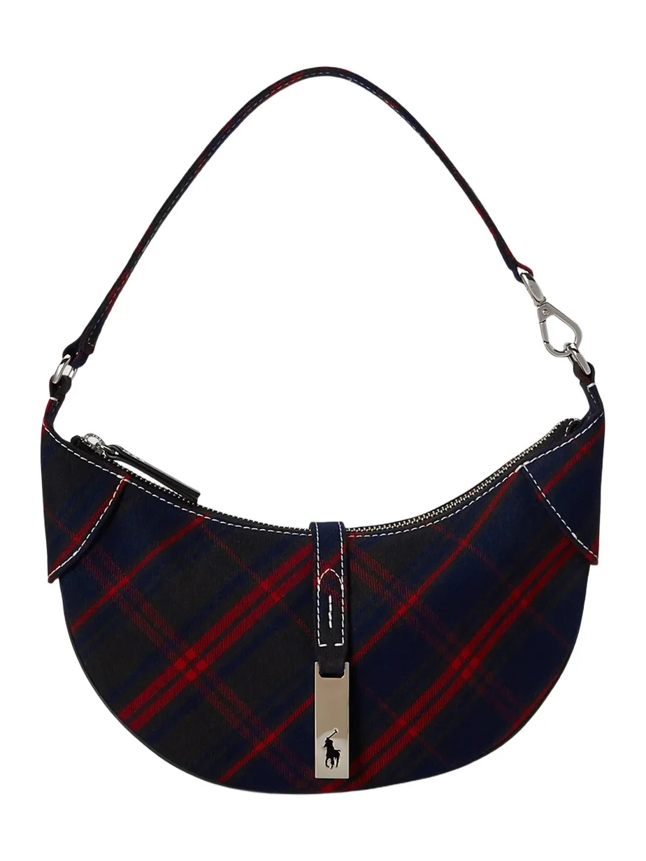 Polo Ralph Lauren Women's Polo ID Mini Plaid Twill Shoulder Bag