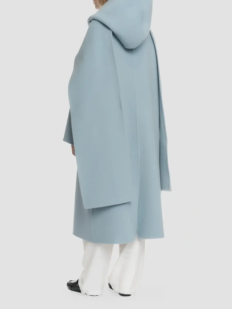 Malo Women's Hooded Wool-Cashmere Overcoat | Thumbnail 5