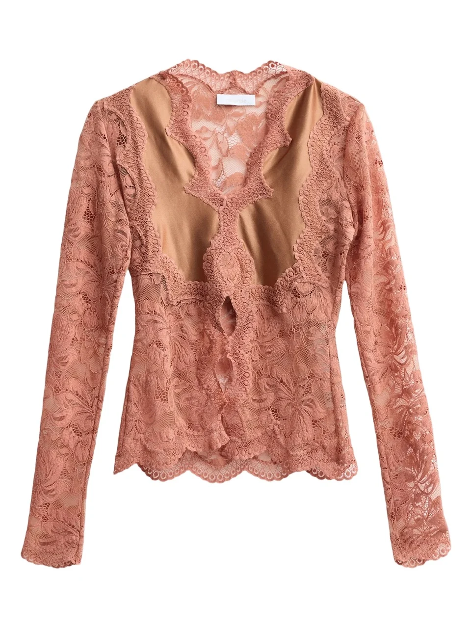 Rabanne Women's Haut Lace-Trimmed Blouse