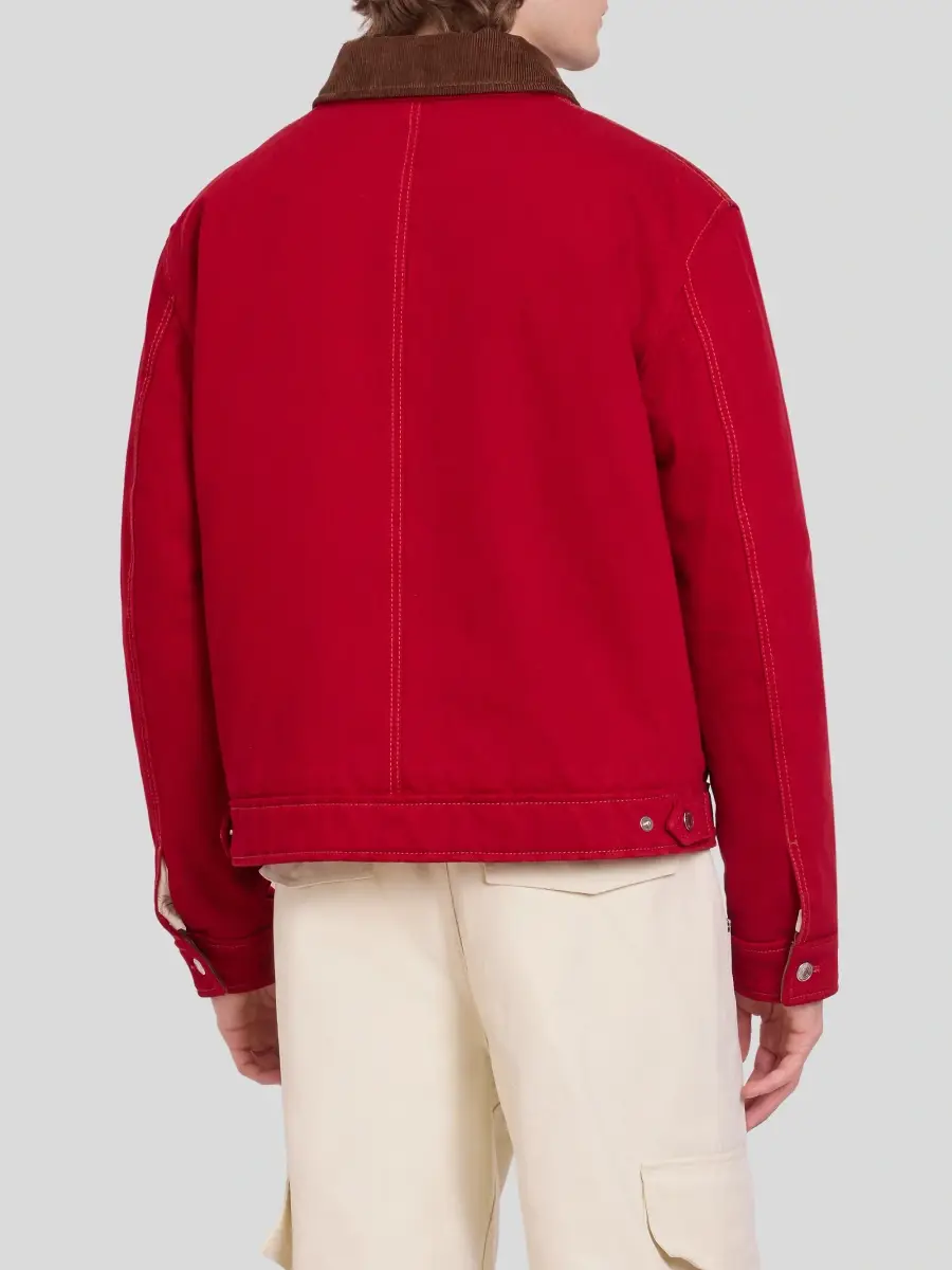 AMI PARIS Men's Ami De Coeur Velvet Collar Jacket | Thumbnail 3 AMI PARIS Men's Ami De Coeur Velvet Collar Jacket | Thumbnail 3