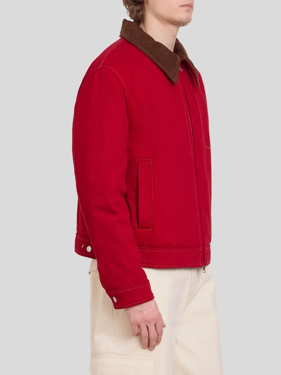 AMI PARIS Men's Ami De Coeur Velvet Collar Jacket | Thumbnail 4 AMI PARIS Men's Ami De Coeur Velvet Collar Jacket | Thumbnail 4