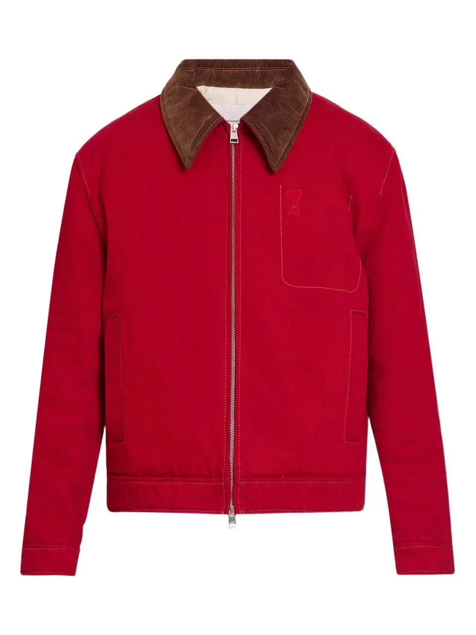 AMI PARIS Men's Ami De Coeur Velvet Collar Jacket