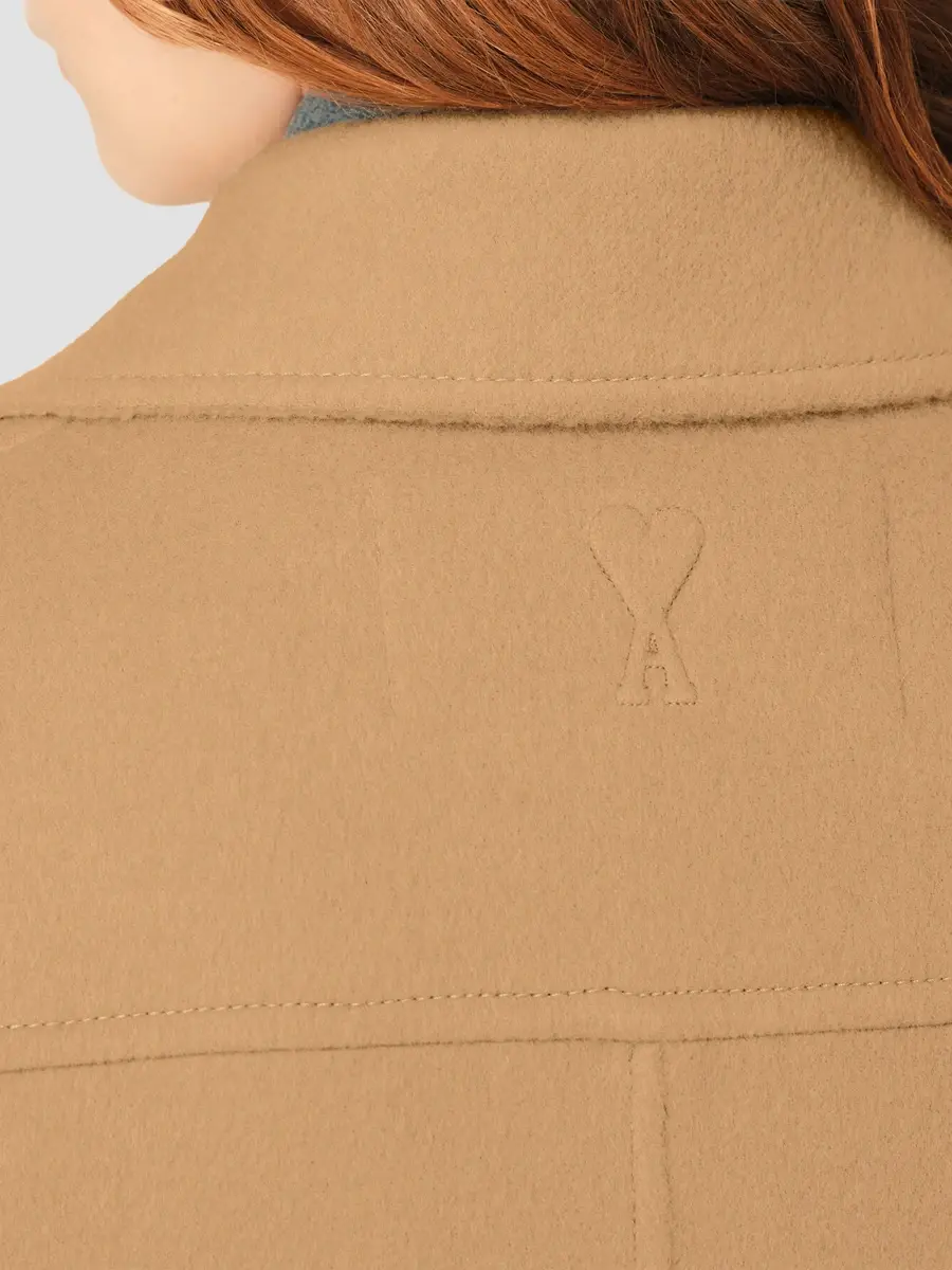 AMI PARIS Women's Wool-Cashmere Boxy Jacket | Thumbnail 4 AMI PARIS Women's Wool-Cashmere Boxy Jacket | Thumbnail 4