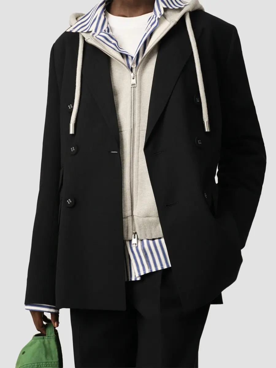 AMI PARIS Women's Double Breasted Boxy Blazer | Thumbnail 5 AMI PARIS Women's Double Breasted Boxy Blazer | Thumbnail 5