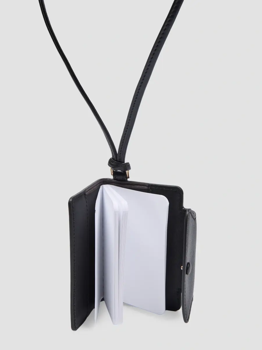 AMI PARIS Men's Mimi Leather Notebook Holder | Thumbnail 3