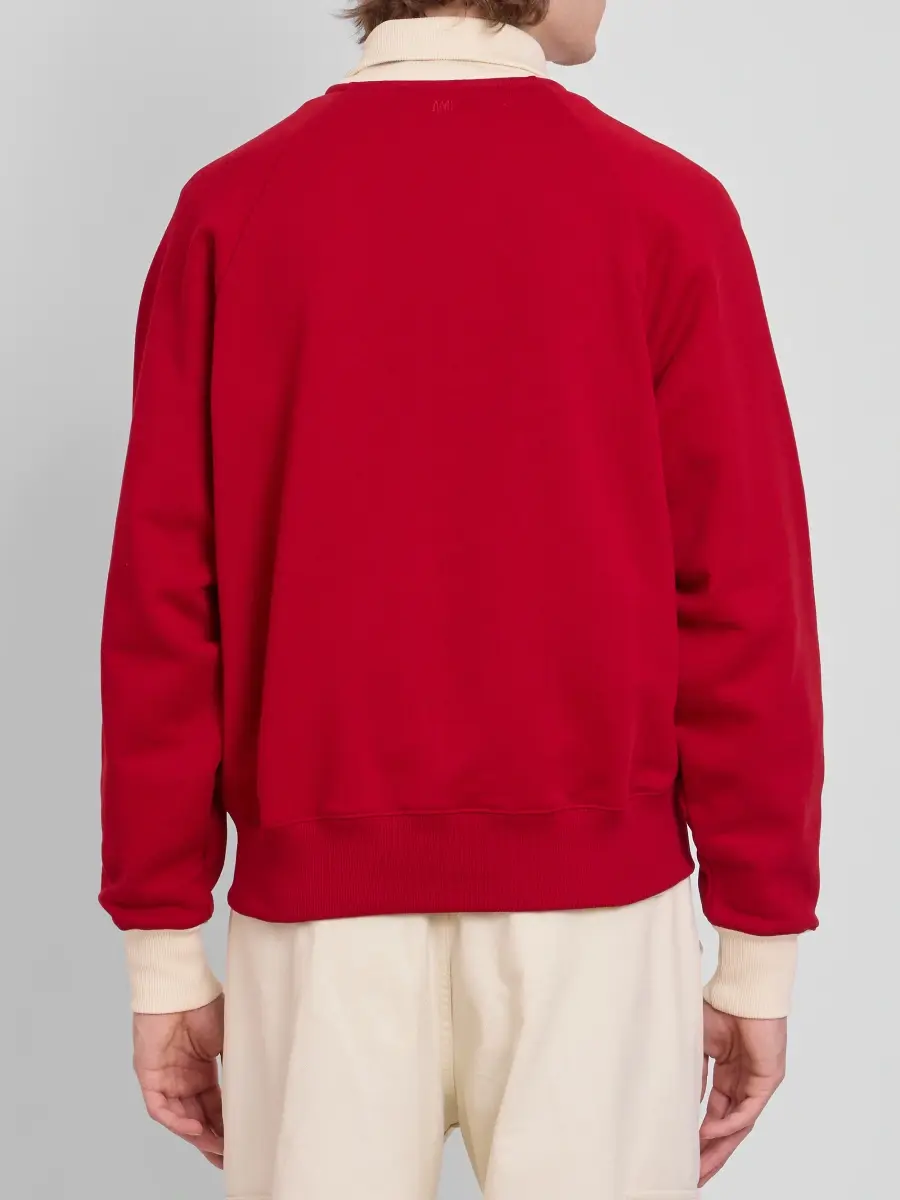 AMI PARIS Men's Quota Two-Tone Cotton-Blend Jacket | Thumbnail 3