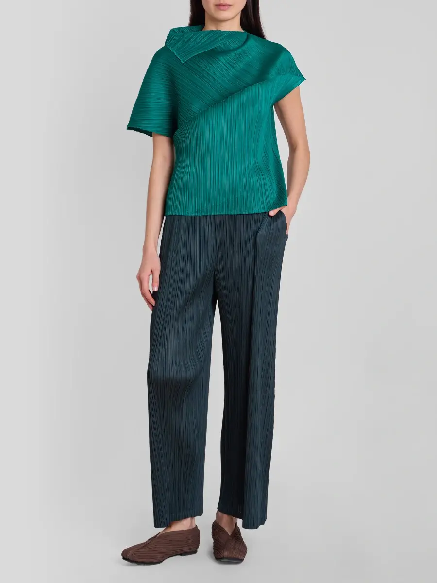 Pleats Please Issey Miyake Women's Monthly Colors: October Pleated Pants | Thumbnail 2 Pleats Please Issey Miyake Women's Monthly Colors: October Pleated Pants | Thumbnail 2