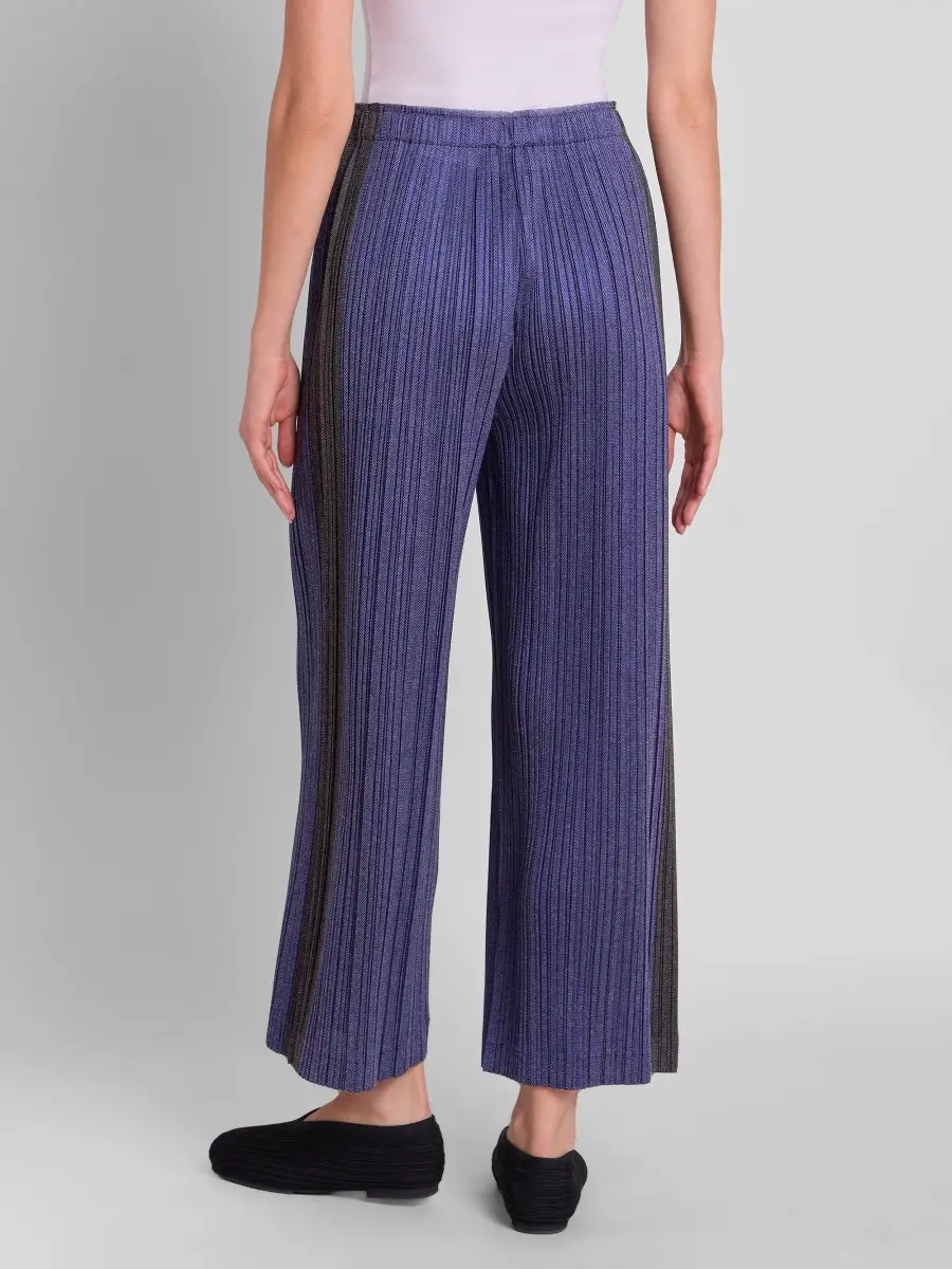 Pleats Please Issey Miyake Women's Denim Ankle-Crop Pants | Thumbnail 3 Pleats Please Issey Miyake Women's Denim Ankle-Crop Pants | Thumbnail 3