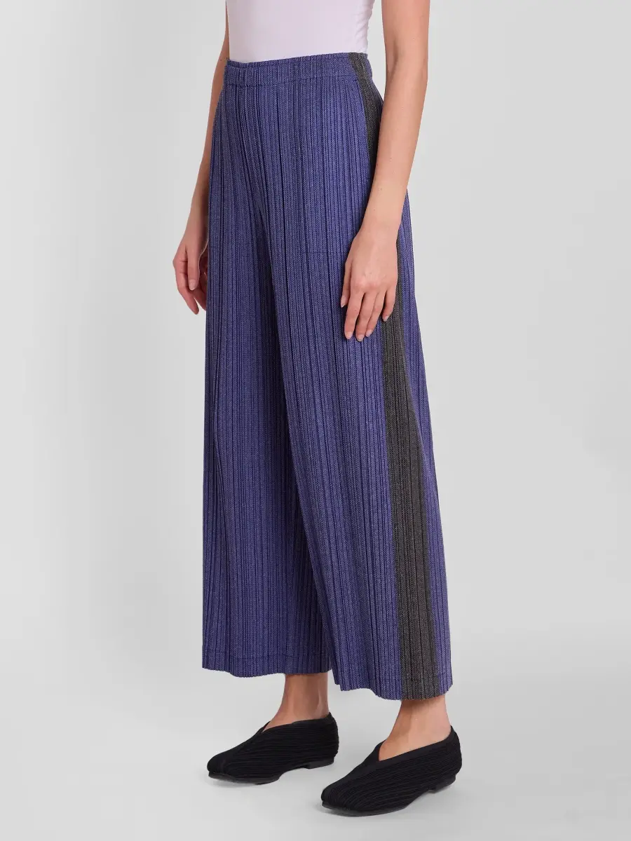 Pleats Please Issey Miyake Women's Denim Ankle-Crop Pants | Thumbnail 4 Pleats Please Issey Miyake Women's Denim Ankle-Crop Pants | Thumbnail 4
