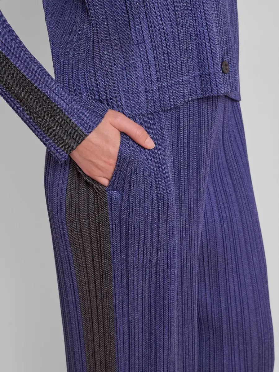 Pleats Please Issey Miyake Women's Denim Ankle-Crop Pants | Thumbnail 5 Pleats Please Issey Miyake Women's Denim Ankle-Crop Pants | Thumbnail 5