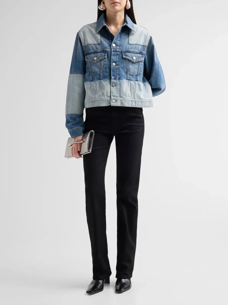 Stella McCartney Women's Patchwork Denim Jacket | Thumbnail 2 Stella McCartney Women's Patchwork Denim Jacket | Thumbnail 2