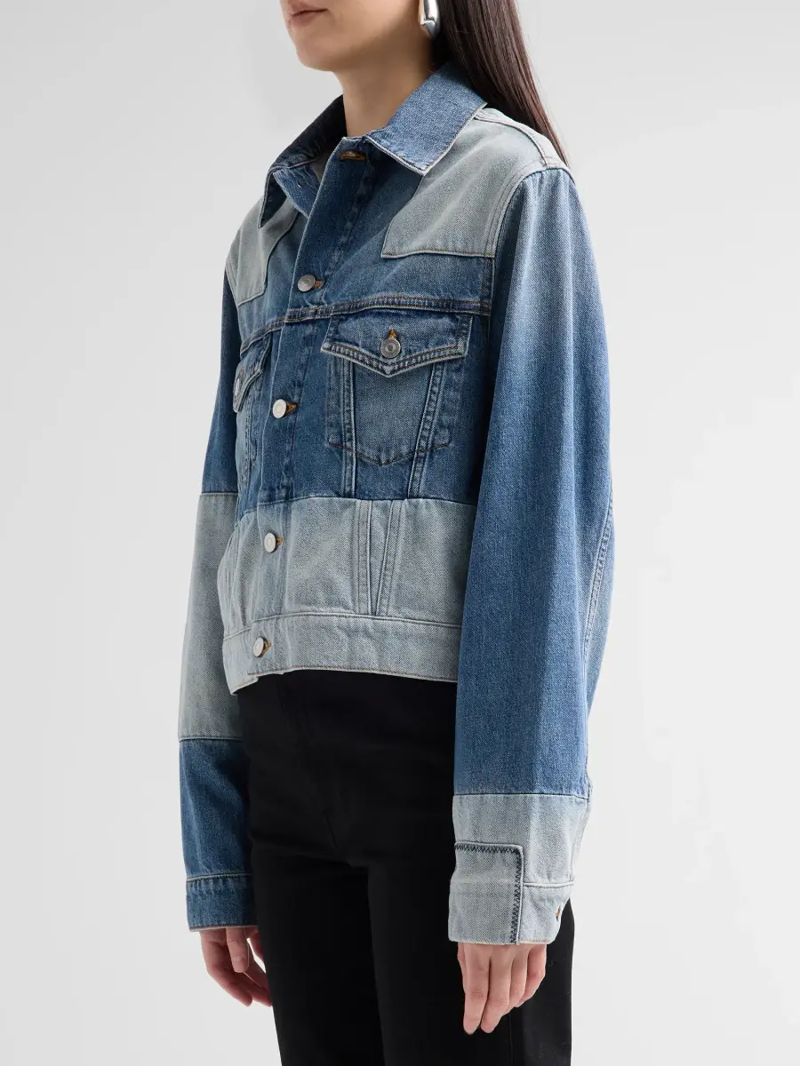 Stella McCartney Women's Patchwork Denim Jacket | Thumbnail 4 Stella McCartney Women's Patchwork Denim Jacket | Thumbnail 4