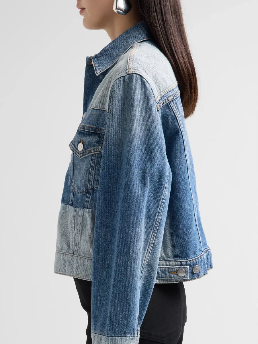 Stella McCartney Women's Patchwork Denim Jacket | Thumbnail 5 Stella McCartney Women's Patchwork Denim Jacket | Thumbnail 5