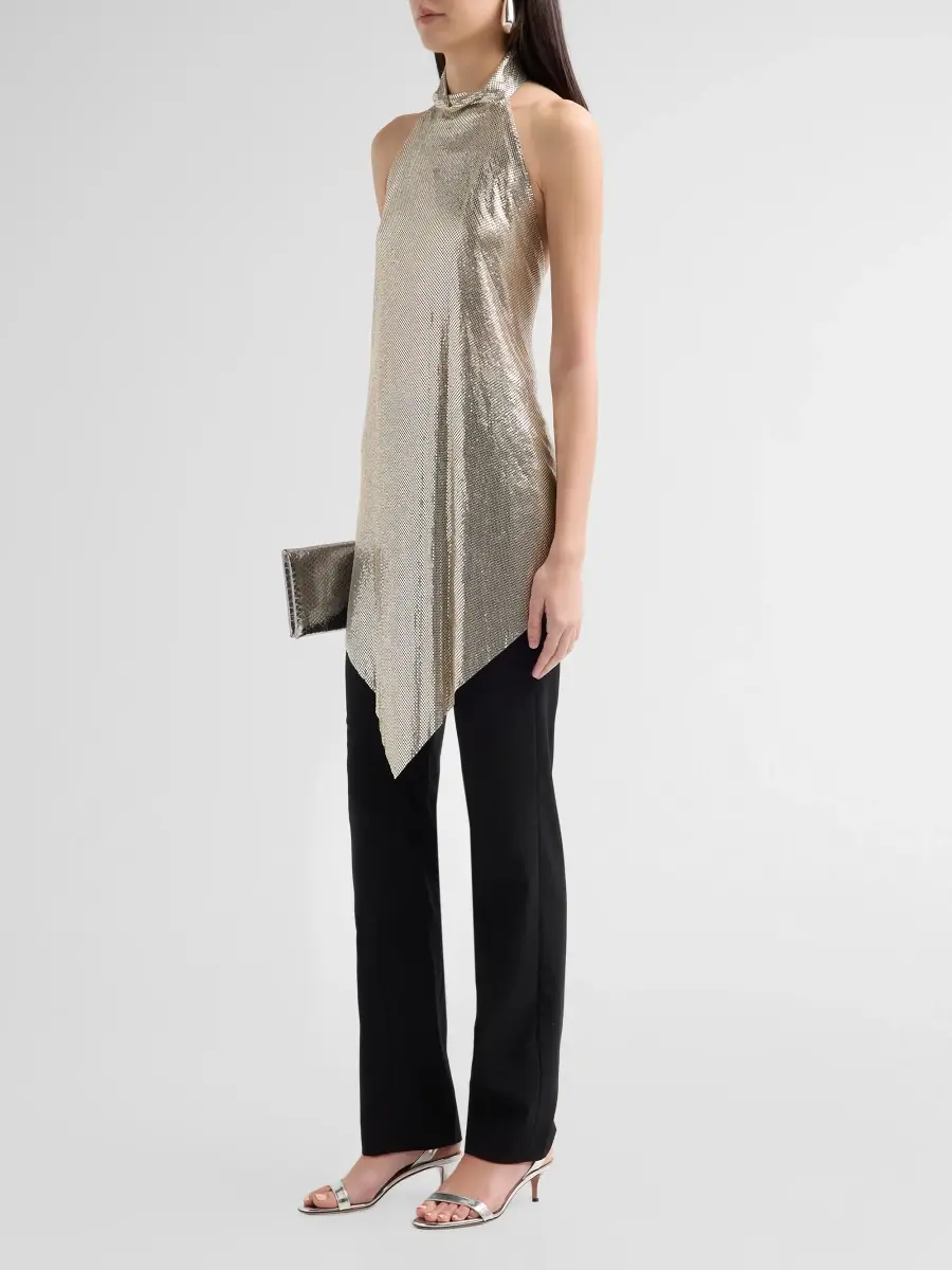 Stella McCartney Women's Chainmail Halterneck Top | Thumbnail 4 Stella McCartney Women's Chainmail Halterneck Top | Thumbnail 4