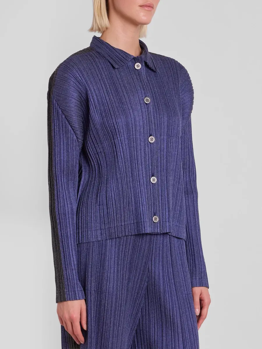 Pleats Please Issey Miyake Women's Plissé Button-Front Shirt | Thumbnail 4 Pleats Please Issey Miyake Women's Plissé Button-Front Shirt | Thumbnail 4