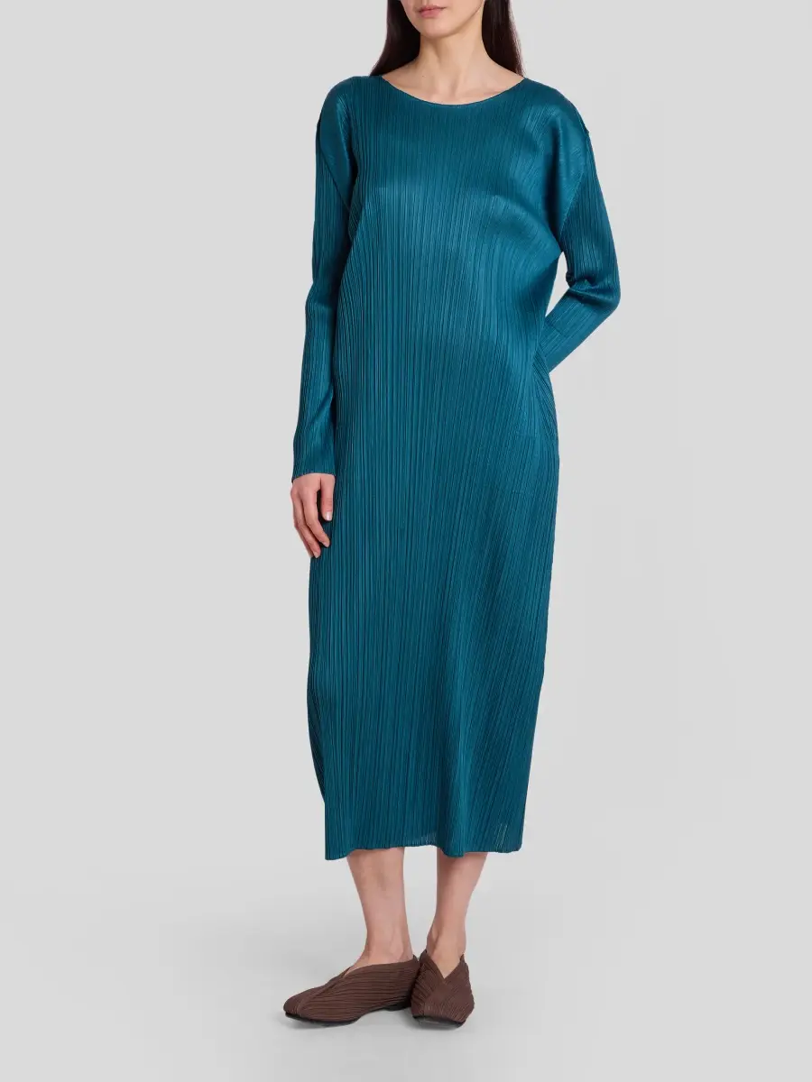 Pleats Please Issey Miyake Women's Monthly Colors: October Midi Dress | Thumbnail 2 Pleats Please Issey Miyake Women's Monthly Colors: October Midi Dress | Thumbnail 2