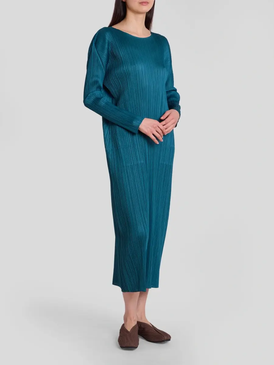 Pleats Please Issey Miyake Women's Monthly Colors: October Midi Dress | Thumbnail 4 Pleats Please Issey Miyake Women's Monthly Colors: October Midi Dress | Thumbnail 4