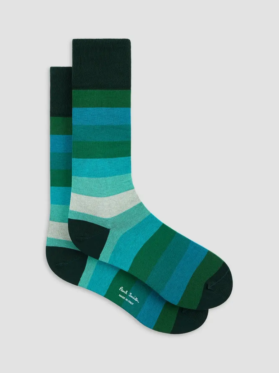 Paul Smith Men's 3-Pack Striped Cotton-Blend Socks | Thumbnail 3 Paul Smith Men's 3-Pack Striped Cotton-Blend Socks | Thumbnail 3