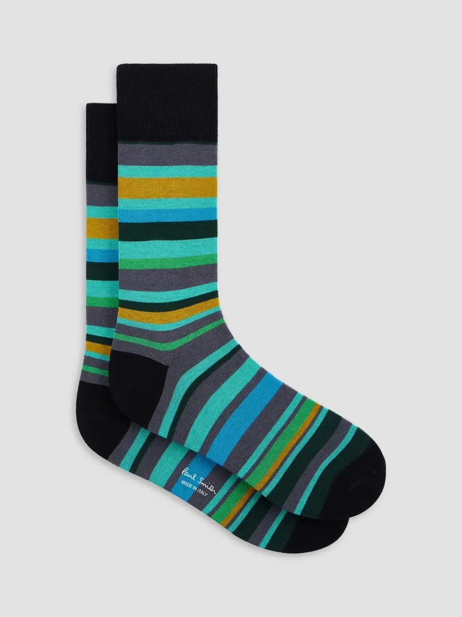 Paul Smith Men's 3-Pack Printed Cotton-Blend Socks | Thumbnail 2 Paul Smith Men's 3-Pack Printed Cotton-Blend Socks | Thumbnail 2