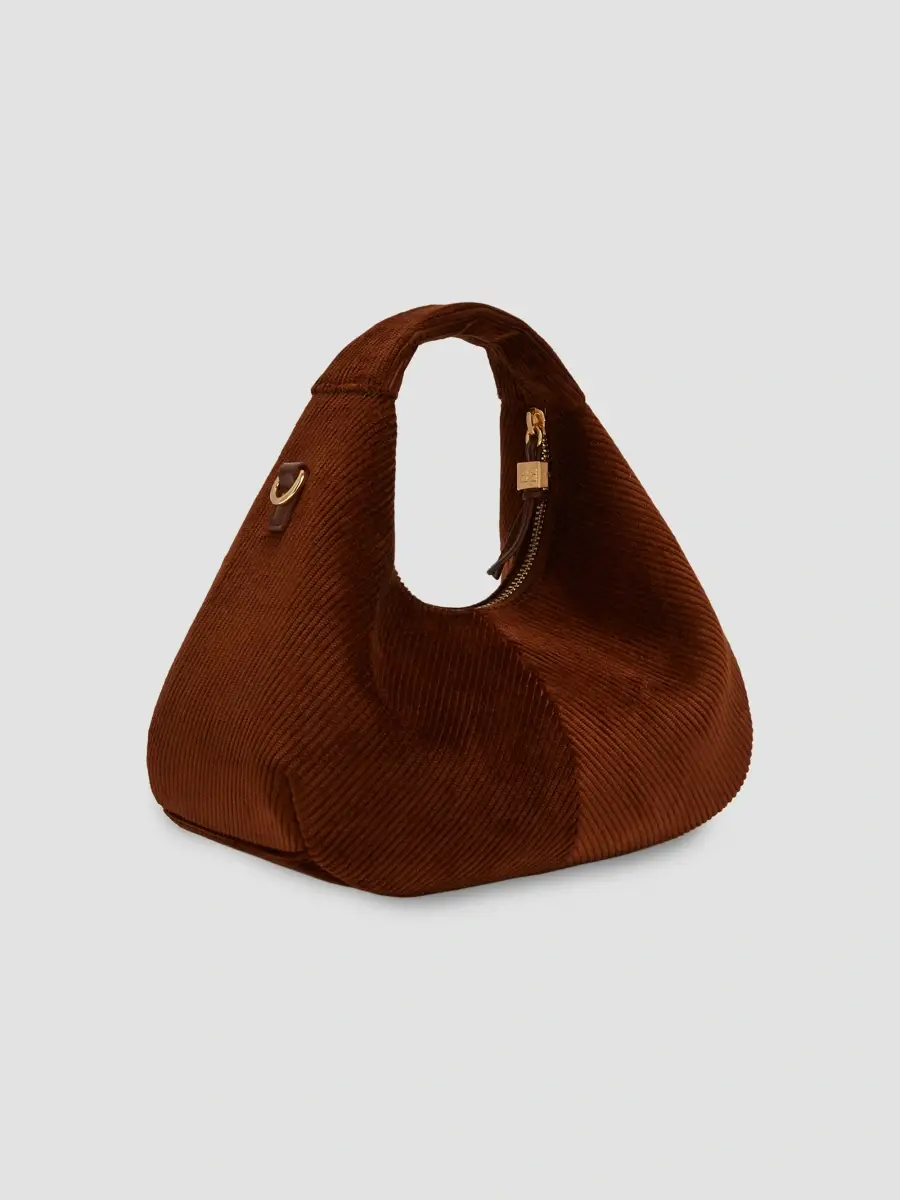 Ganni Women's Mini Corduroy Hobo Bag | Thumbnail 2