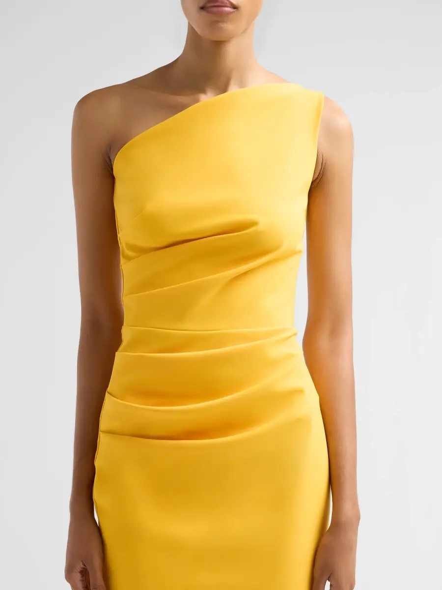 Chiara Boni La Petite Robe Women's Angelina One-Shoulder Cocktail Dress | Thumbnail 5 Chiara Boni La Petite Robe Women's Angelina One-Shoulder Cocktail Dress | Thumbnail 5