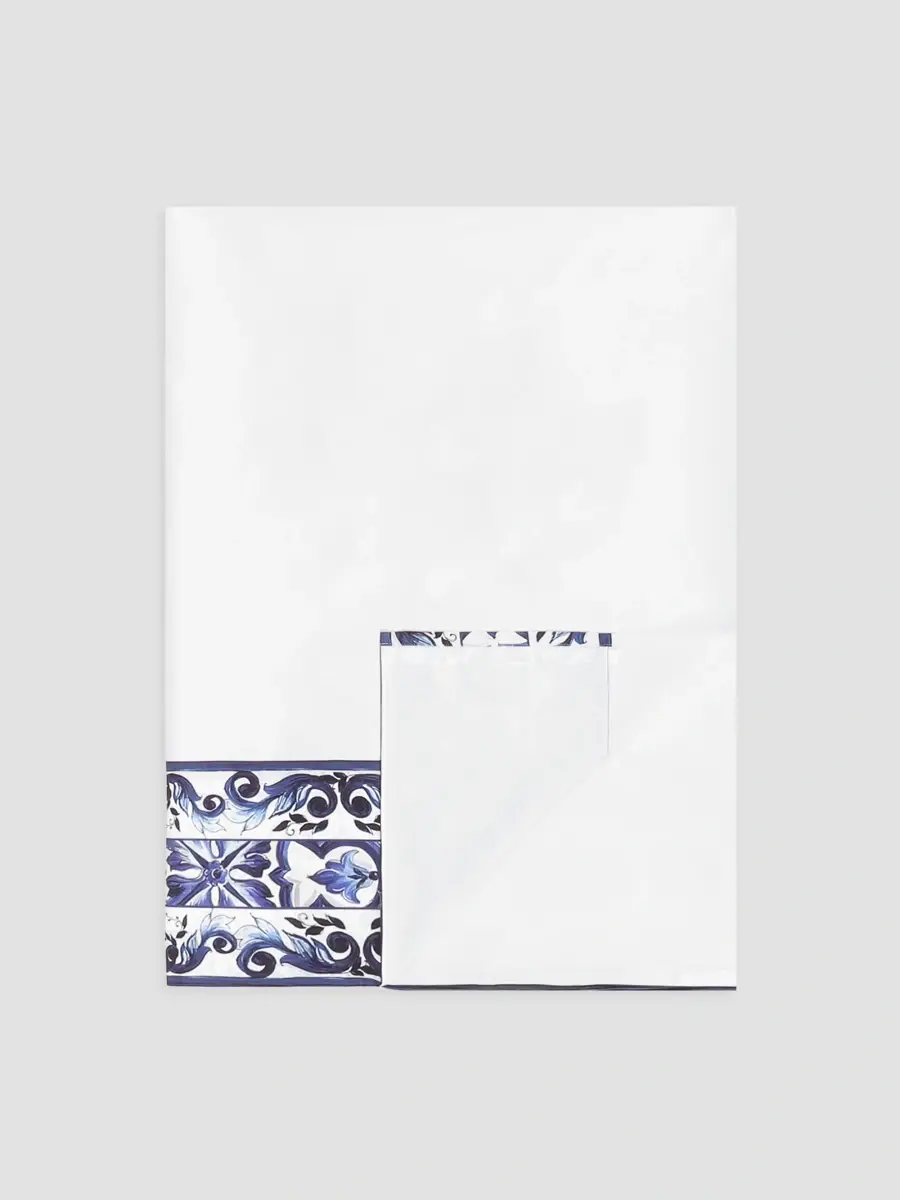 Dolce & Gabbana Blue Mediterraneo Flat Sheet | Thumbnail 2 Dolce & Gabbana Blue Mediterraneo Flat Sheet | Thumbnail 2