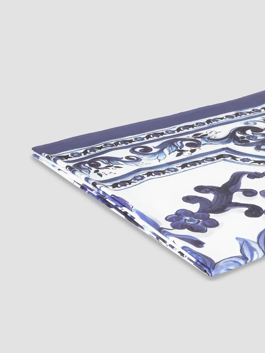 Dolce & Gabbana Blue Mediterraneo Fitted Sheet | Thumbnail 4 Dolce & Gabbana Blue Mediterraneo Fitted Sheet | Thumbnail 4