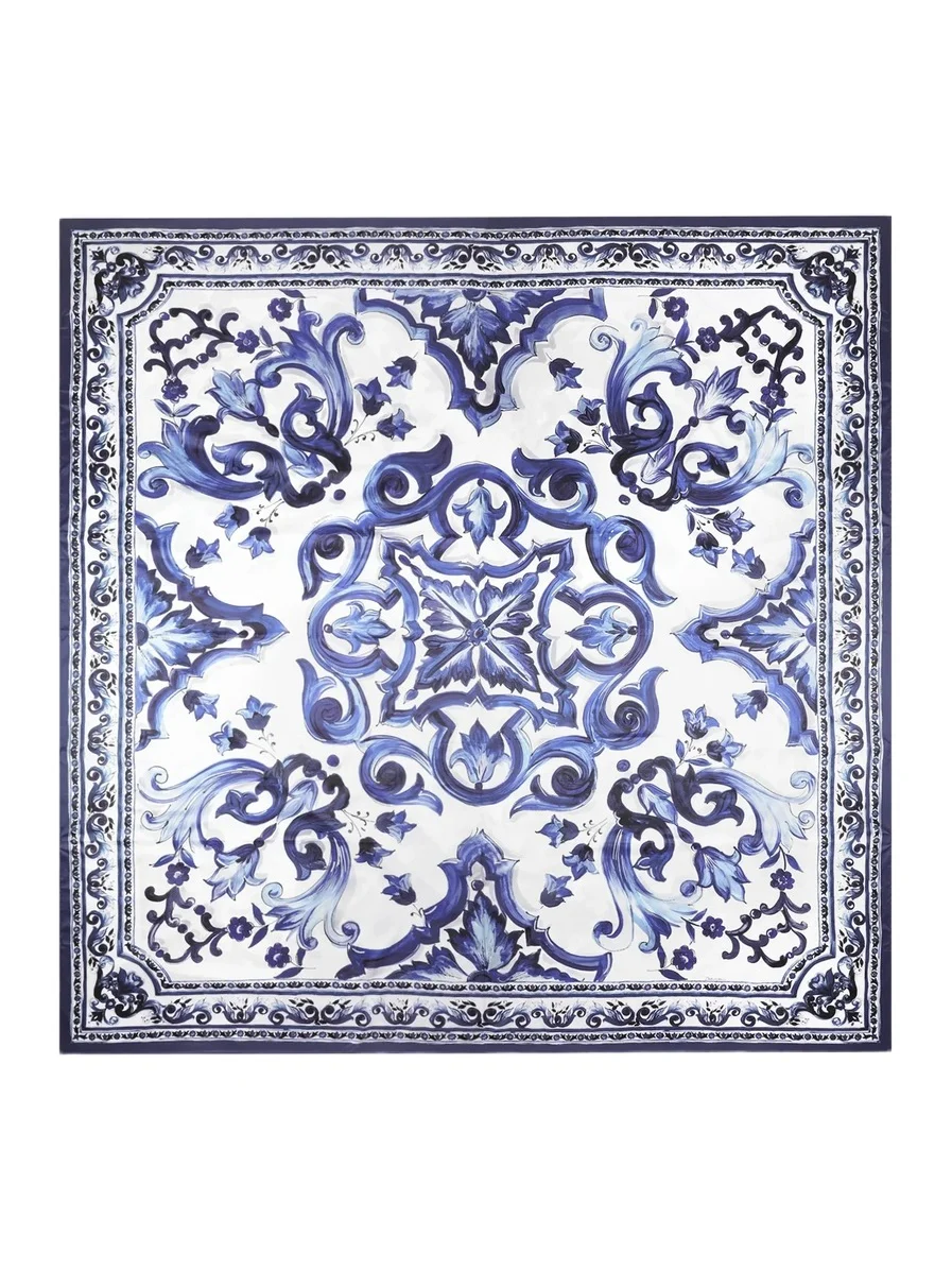 Dolce & Gabbana Blue Mediterraneo Fitted Sheet