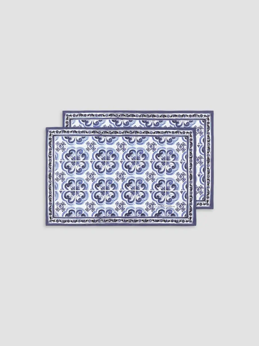Dolce & Gabbana Blue Mediterraneo 2-Piece Sham Set | Thumbnail 2 Dolce & Gabbana Blue Mediterraneo 2-Piece Sham Set | Thumbnail 2