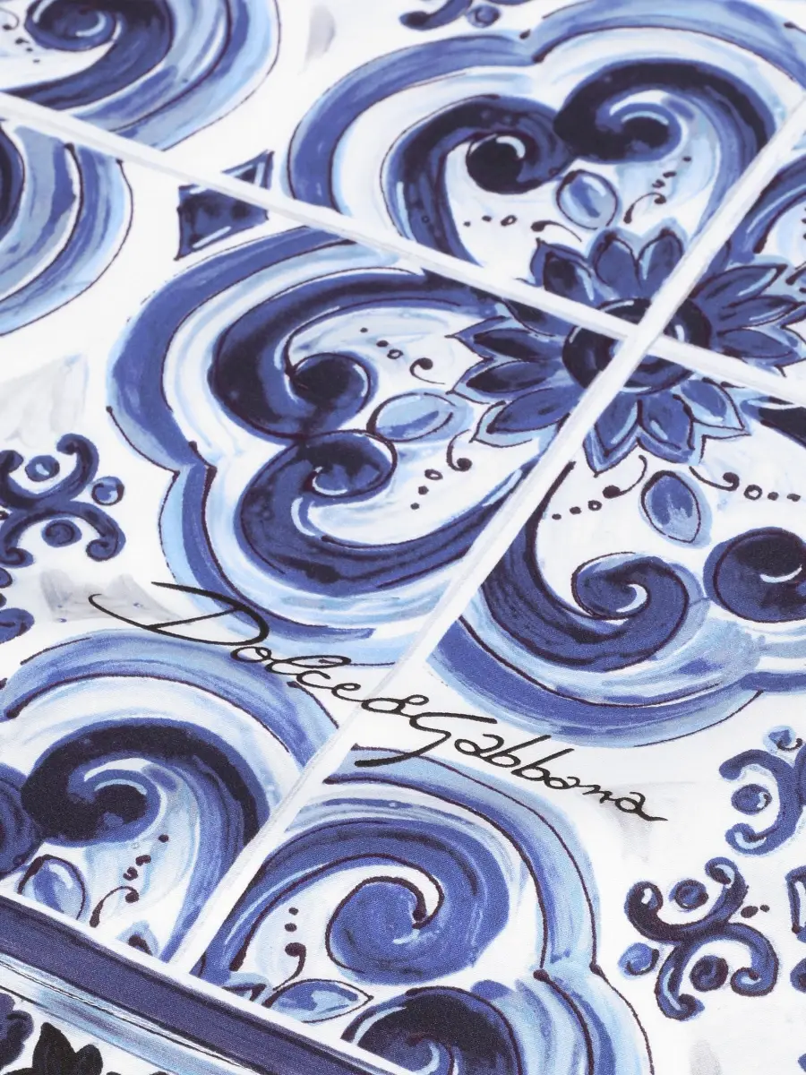 Dolce & Gabbana Blue Mediterraneo 2-Piece Sham Set | Thumbnail 4 Dolce & Gabbana Blue Mediterraneo 2-Piece Sham Set | Thumbnail 4
