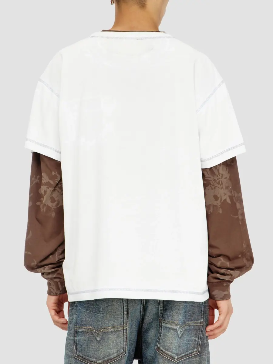 Diesel Men's Cotton Crewneck T-Shirt | Thumbnail 3 Diesel Men's Cotton Crewneck T-Shirt | Thumbnail 3