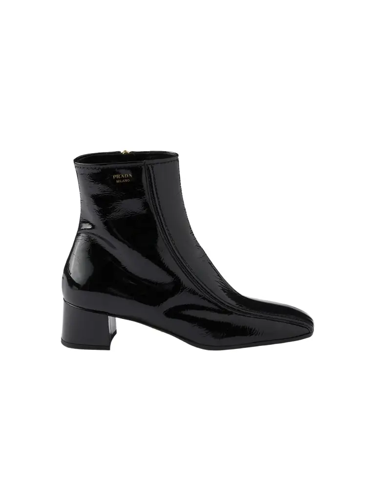 Women's Patent Naplak Leather Booties Women's Patent Naplak Leather Booties