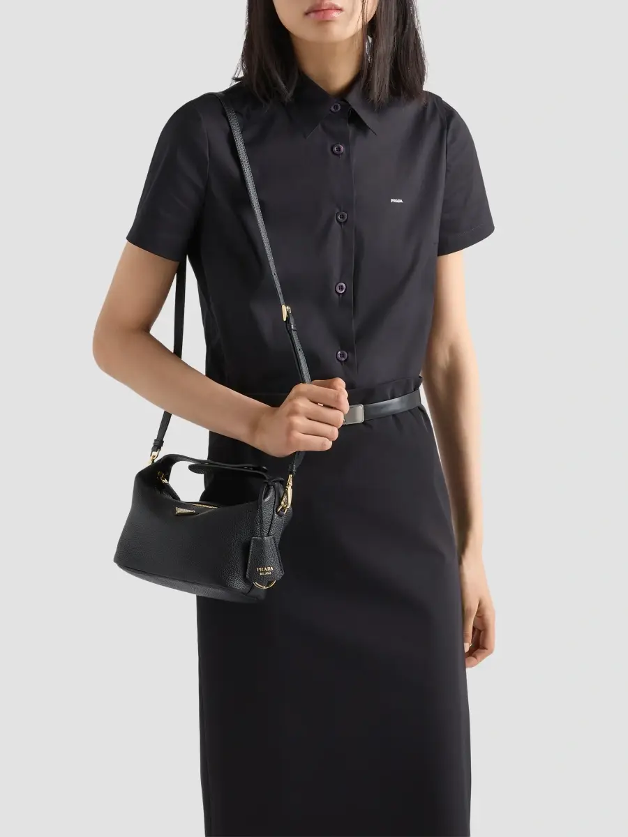 Prada Women's Chérie Leather Mini Top Handle Bag | Thumbnail 3 Prada Women's Chérie Leather Mini Top Handle Bag | Thumbnail 3