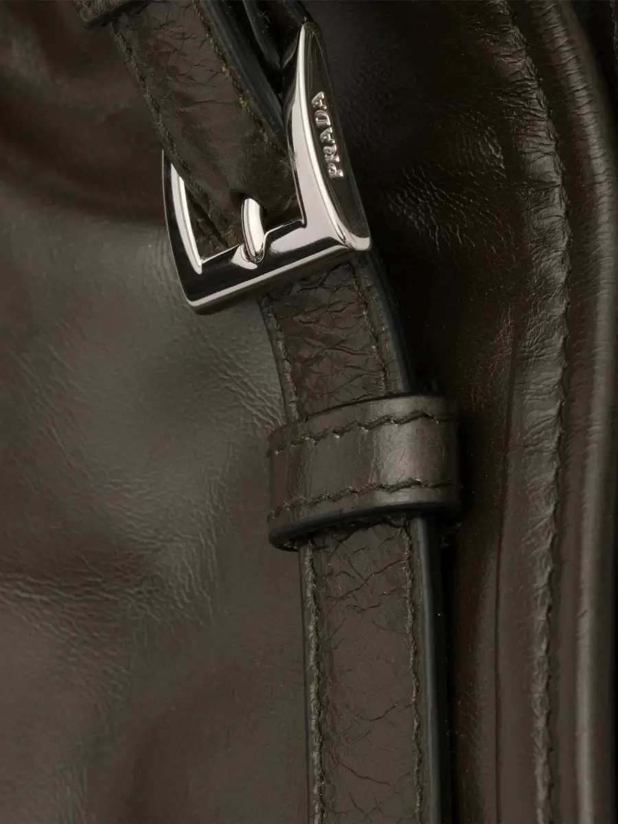 Prada Men's Bonnie Leather Shoulder Bag | Thumbnail 6 Prada Men's Bonnie Leather Shoulder Bag | Thumbnail 6