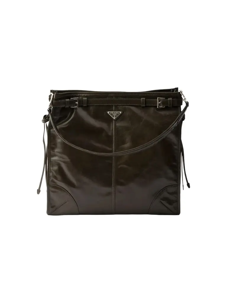 Prada Men's Bonnie Leather Shoulder Bag