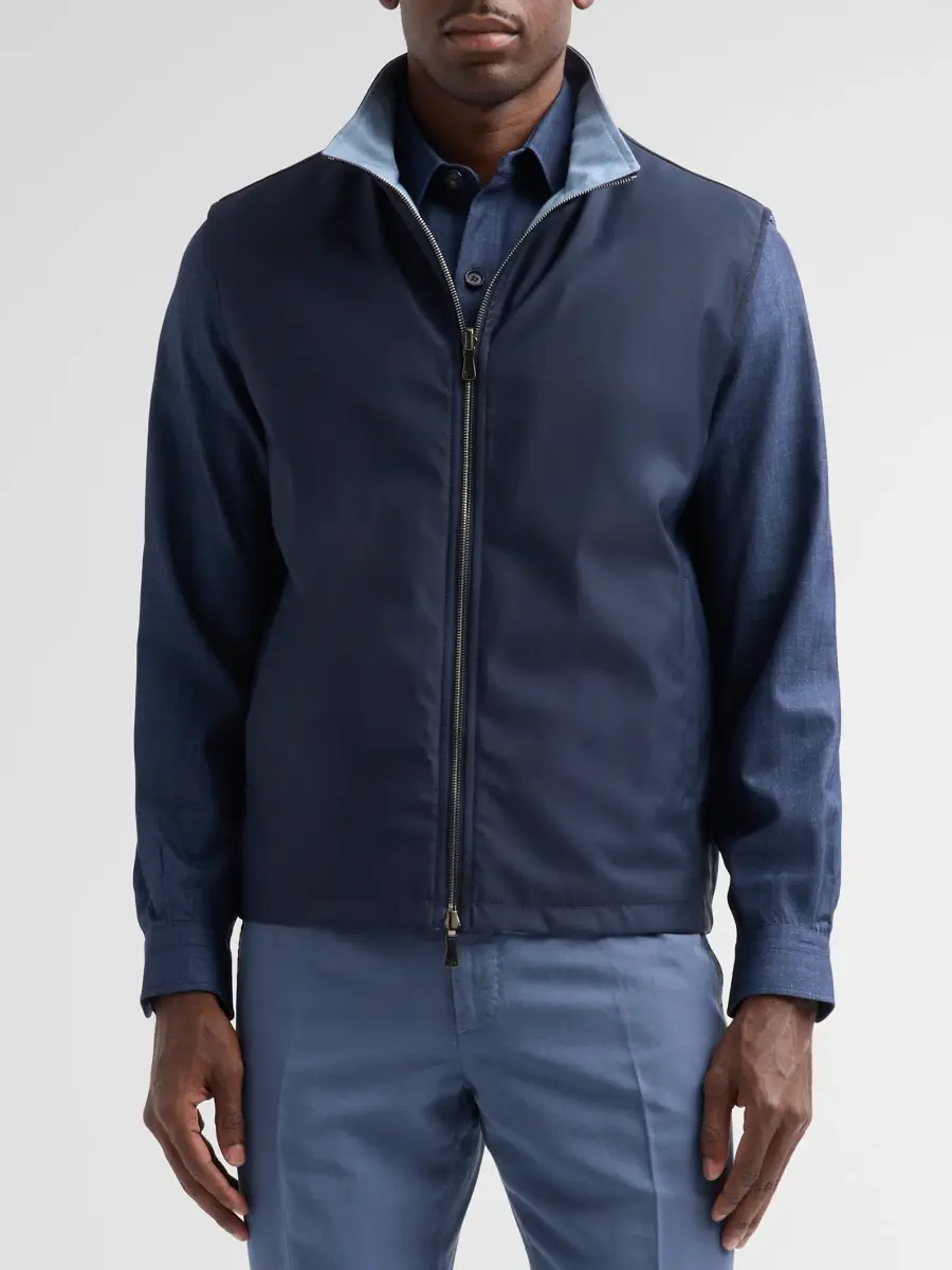 Isaia Men's Reversible Wool-Blend Vest | Thumbnail 4 Isaia Men's Reversible Wool-Blend Vest | Thumbnail 4