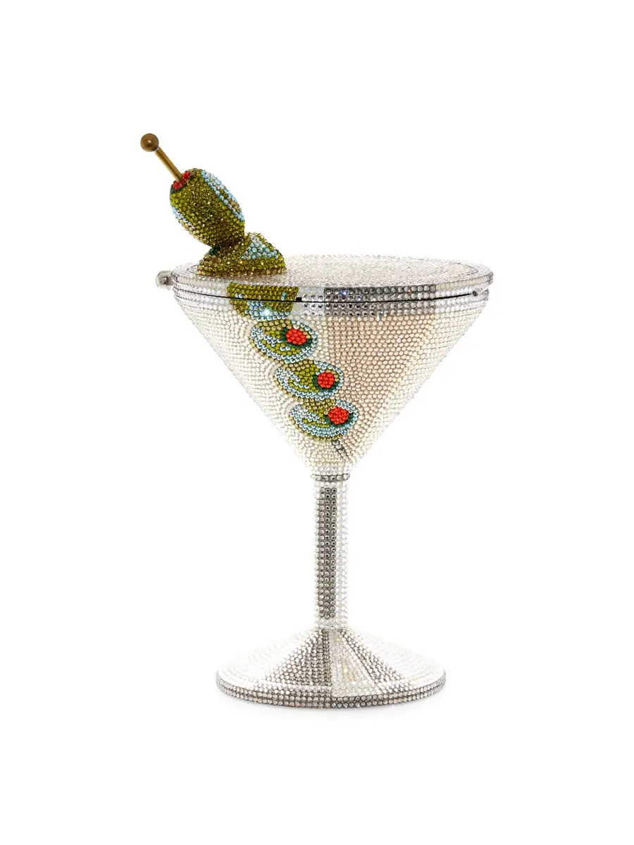 Women's Martini Crystal Clutch