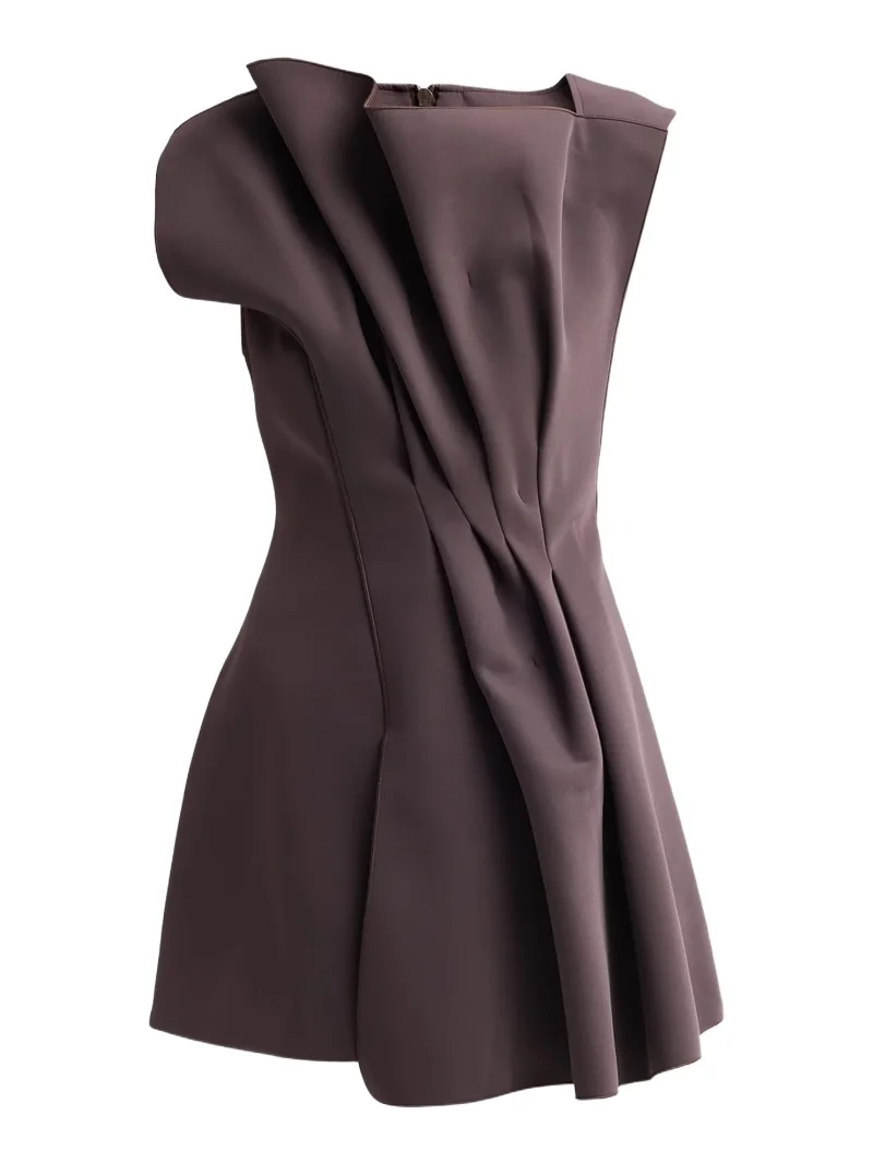 ACLER Women's Hawkley Architectural Draped Minidress