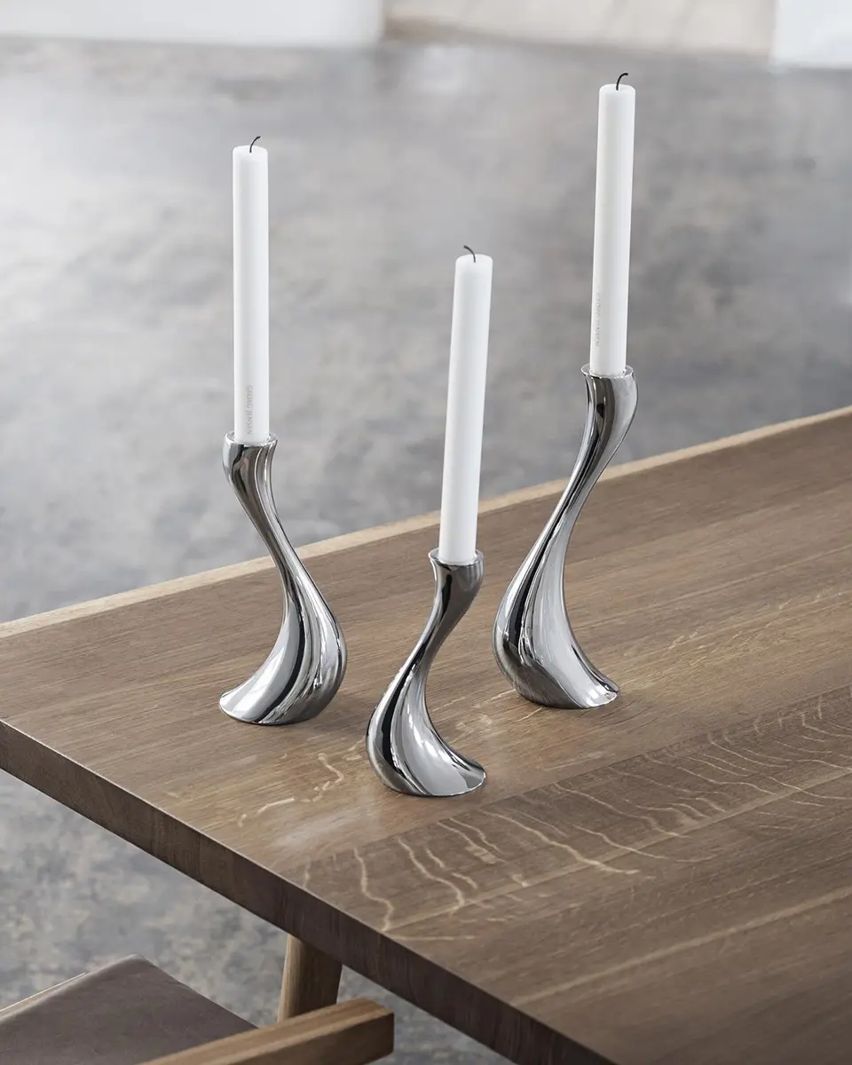Georg Jensen Cobra Candleholders, 3-Piece Set | Thumbnail 5 Georg Jensen Cobra Candleholders, 3-Piece Set | Thumbnail 5